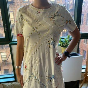 Handkerchief Printed T-Shirt Dress